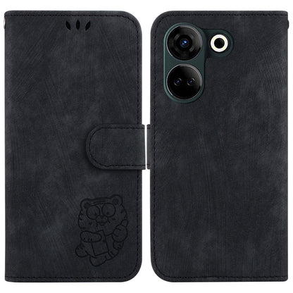 Little Tiger Embossed Leather Phone Case, For Tecno Pova 5 Pro, For Tecno Pova Neo 3, For Tecno Pova 5, For Tecno Camon 20 Premier 5G, For Tecno Camon 20 Pro 5G, For Tecno Camon 20 Pro 4G / 20, For Tecno Spark 10 5G, For Tecno Spark 10 4G / 10C        ...