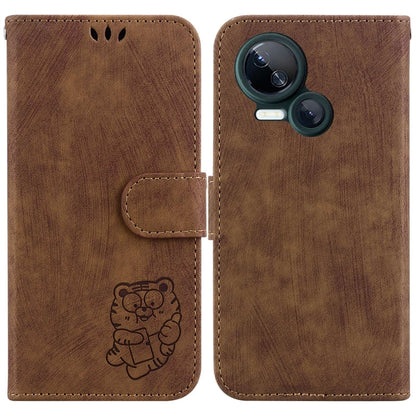 Little Tiger Embossed Leather Phone Case, For Tecno Pova 5 Pro, For Tecno Pova Neo 3, For Tecno Pova 5, For Tecno Camon 20 Premier 5G, For Tecno Camon 20 Pro 5G, For Tecno Camon 20 Pro 4G / 20, For Tecno Spark 10 5G, For Tecno Spark 10 4G / 10C        ...