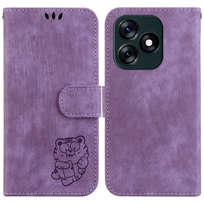 Little Tiger Embossed Leather Phone Case, For Tecno Pova 5 Pro, For Tecno Pova Neo 3, For Tecno Pova 5, For Tecno Camon 20 Premier 5G, For Tecno Camon 20 Pro 5G, For Tecno Camon 20 Pro 4G / 20, For Tecno Spark 10 5G, For Tecno Spark 10 4G / 10C        ...