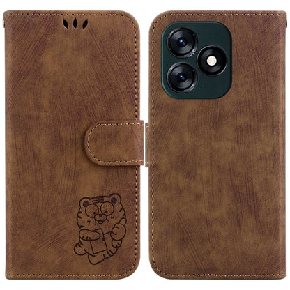 Little Tiger Embossed Leather Phone Case, For Tecno Pova 5 Pro, For Tecno Pova Neo 3, For Tecno Pova 5, For Tecno Camon 20 Premier 5G, For Tecno Camon 20 Pro 5G, For Tecno Camon 20 Pro 4G / 20, For Tecno Spark 10 5G, For Tecno Spark 10 4G / 10C        ...