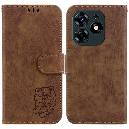 Little Tiger Embossed Leather Phone Case, For Tecno Pova 5 Pro, For Tecno Pova Neo 3, For Tecno Pova 5, For Tecno Camon 20 Premier 5G, For Tecno Camon 20 Pro 5G, For Tecno Camon 20 Pro 4G / 20, For Tecno Spark 10 5G, For Tecno Spark 10 4G / 10C        ...