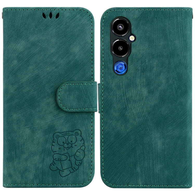 Little Tiger Embossed Leather Phone Case, For Tecno Pova 5 Pro, For Tecno Pova Neo 3, For Tecno Pova 5, For Tecno Camon 20 Premier 5G, For Tecno Camon 20 Pro 5G, For Tecno Camon 20 Pro 4G / 20, For Tecno Spark 10 5G, For Tecno Spark 10 4G / 10C        ...
