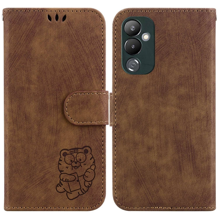 Little Tiger Embossed Leather Phone Case, For Tecno Pova 5 Pro, For Tecno Pova Neo 3, For Tecno Pova 5, For Tecno Camon 20 Premier 5G, For Tecno Camon 20 Pro 5G, For Tecno Camon 20 Pro 4G / 20, For Tecno Spark 10 5G, For Tecno Spark 10 4G / 10C        ...