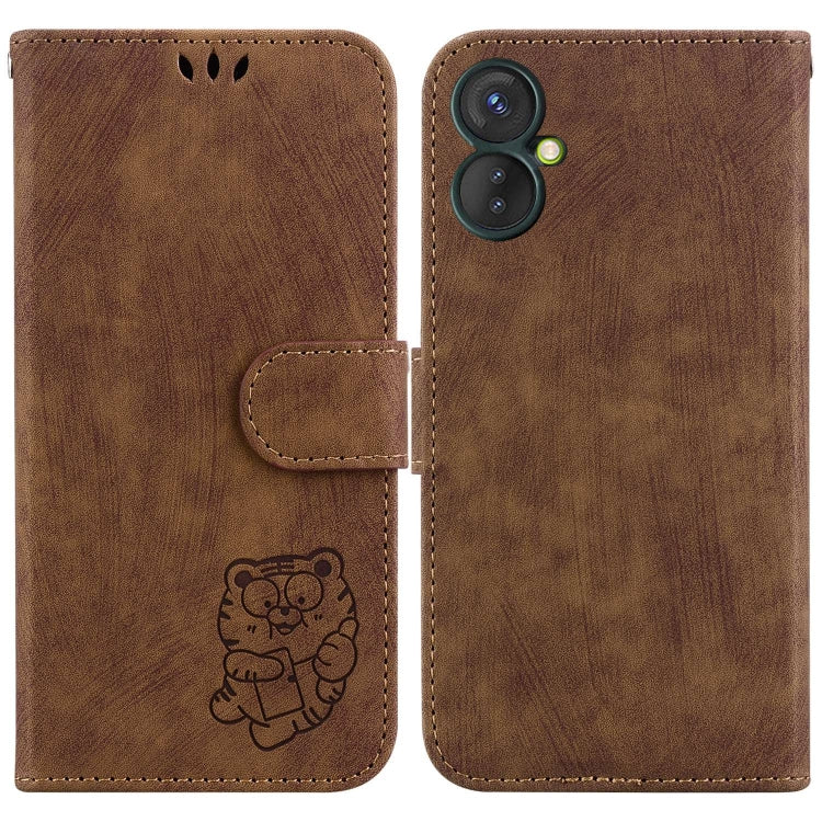 Little Tiger Embossed Leather Phone Case, For Tecno Pova 5 Pro, For Tecno Pova Neo 3, For Tecno Pova 5, For Tecno Camon 20 Premier 5G, For Tecno Camon 20 Pro 5G, For Tecno Camon 20 Pro 4G / 20, For Tecno Spark 10 5G, For Tecno Spark 10 4G / 10C        ...
