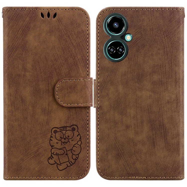 Little Tiger Embossed Leather Phone Case, For Tecno Camon 19, For Tecno Camon 19 Neo, For Tecno Pova 3 / LE7, For Tecno Camon 18i, For Tecno Spark Go 2022 / 8C, For Tecno Spark 8 Pro, For Tecno Pova Neo / LE6, For Tecno Pop 5 LTE BD4                   ...