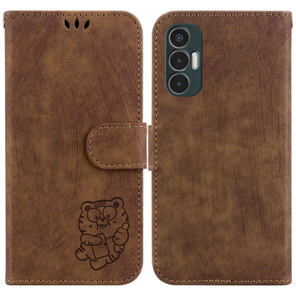 Little Tiger Embossed Leather Phone Case, For Tecno Camon 19, For Tecno Camon 19 Neo, For Tecno Pova 3 / LE7, For Tecno Camon 18i, For Tecno Spark Go 2022 / 8C, For Tecno Spark 8 Pro, For Tecno Pova Neo / LE6, For Tecno Pop 5 LTE BD4                   ...