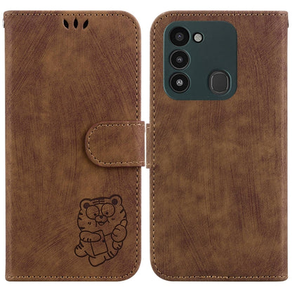 Little Tiger Embossed Leather Phone Case, For Tecno Camon 19, For Tecno Camon 19 Neo, For Tecno Pova 3 / LE7, For Tecno Camon 18i, For Tecno Spark Go 2022 / 8C, For Tecno Spark 8 Pro, For Tecno Pova Neo / LE6, For Tecno Pop 5 LTE BD4                   ...