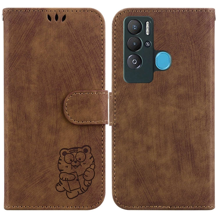 Little Tiger Embossed Leather Phone Case, For Tecno Camon 19, For Tecno Camon 19 Neo, For Tecno Pova 3 / LE7, For Tecno Camon 18i, For Tecno Spark Go 2022 / 8C, For Tecno Spark 8 Pro, For Tecno Pova Neo / LE6, For Tecno Pop 5 LTE BD4                   ...