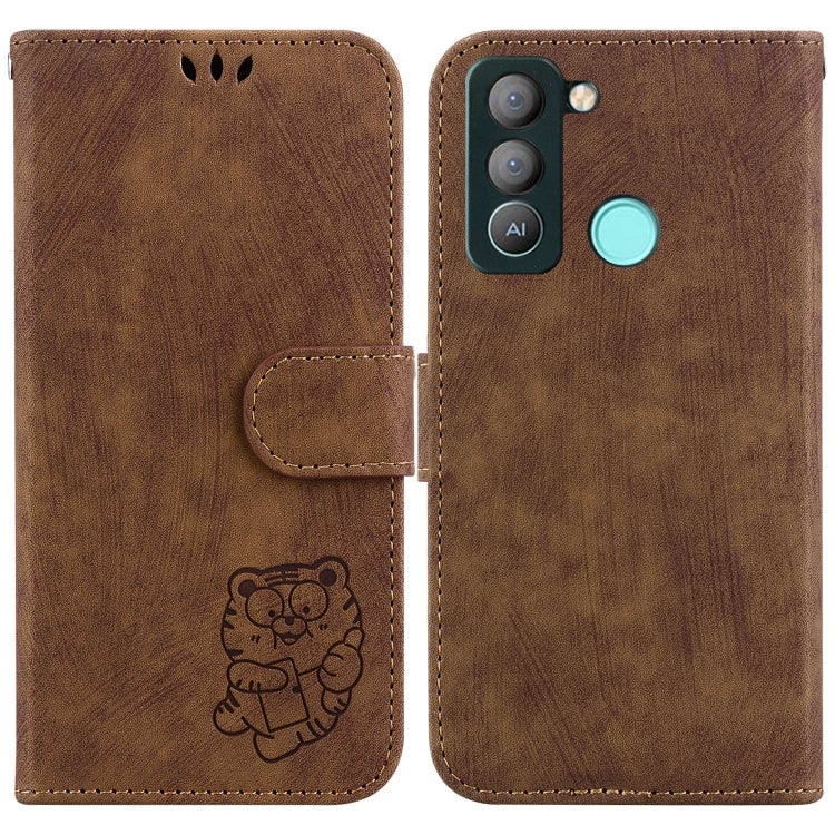 Little Tiger Embossed Leather Phone Case, For Tecno Camon 19, For Tecno Camon 19 Neo, For Tecno Pova 3 / LE7, For Tecno Camon 18i, For Tecno Spark Go 2022 / 8C, For Tecno Spark 8 Pro, For Tecno Pova Neo / LE6, For Tecno Pop 5 LTE BD4                   ...