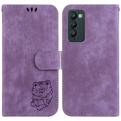 Little Tiger Embossed Leather Phone Case, For Tecno Camon 19, For Tecno Camon 19 Neo, For Tecno Pova 3 / LE7, For Tecno Camon 18i, For Tecno Spark Go 2022 / 8C, For Tecno Spark 8 Pro, For Tecno Pova Neo / LE6, For Tecno Pop 5 LTE BD4                   ...