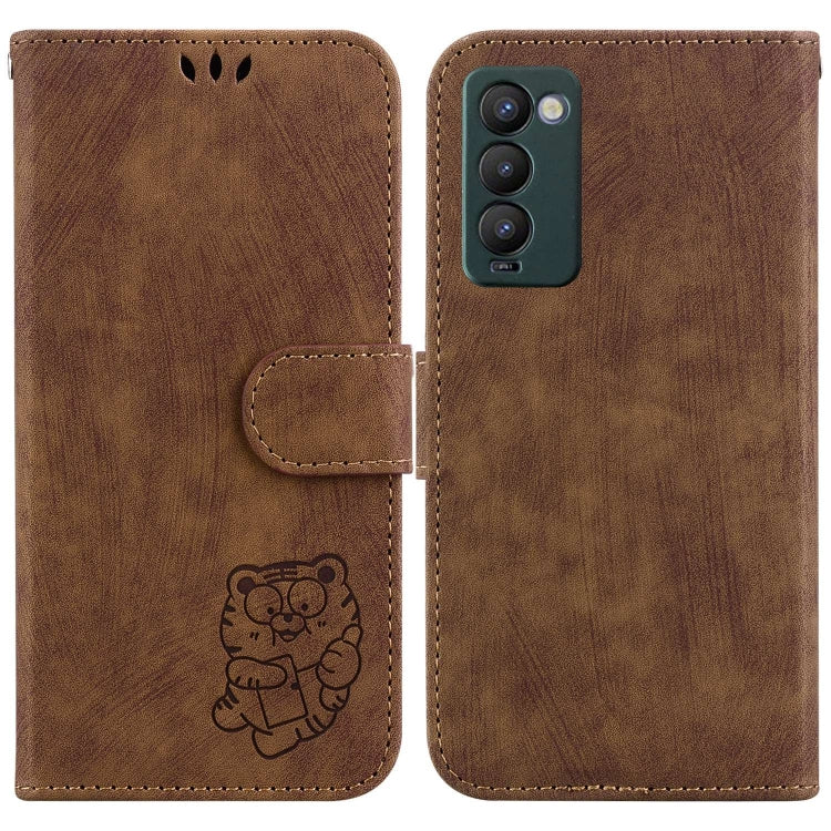 Little Tiger Embossed Leather Phone Case, For Tecno Camon 19, For Tecno Camon 19 Neo, For Tecno Pova 3 / LE7, For Tecno Camon 18i, For Tecno Spark Go 2022 / 8C, For Tecno Spark 8 Pro, For Tecno Pova Neo / LE6, For Tecno Pop 5 LTE BD4                   ...