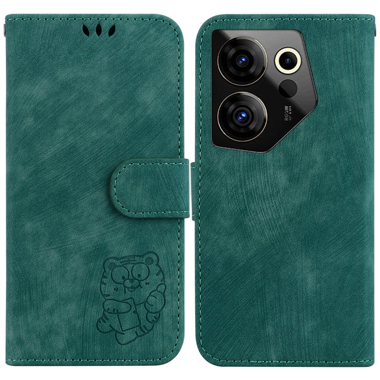 Little Tiger Embossed Leather Phone Case, For Tecno Pova 5 Pro, For Tecno Pova Neo 3, For Tecno Pova 5, For Tecno Camon 20 Premier 5G, For Tecno Camon 20 Pro 5G, For Tecno Camon 20 Pro 4G / 20, For Tecno Spark 10 5G, For Tecno Spark 10 4G / 10C        ...