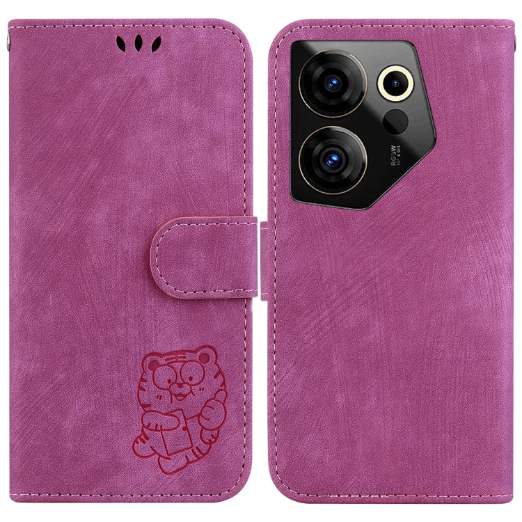 Little Tiger Embossed Leather Phone Case, For Tecno Pova 5 Pro, For Tecno Pova Neo 3, For Tecno Pova 5, For Tecno Camon 20 Premier 5G, For Tecno Camon 20 Pro 5G, For Tecno Camon 20 Pro 4G / 20, For Tecno Spark 10 5G, For Tecno Spark 10 4G / 10C        ...