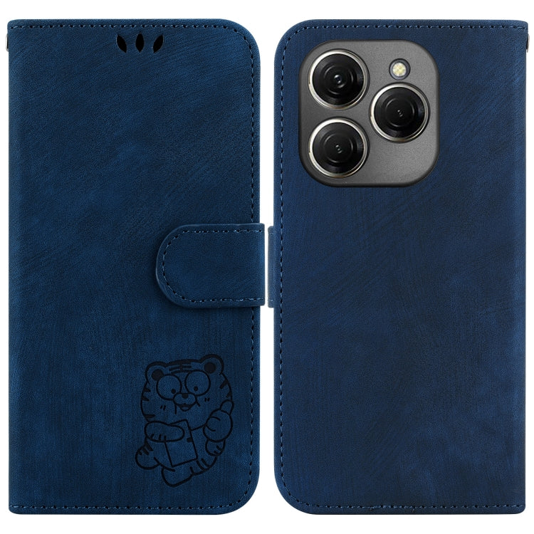Little Tiger Embossed Leather Phone Case, For Tecno Pop 10 / Spark Go 2 4G, For Tecno Camon 40 Pro 4G, For Tecno Camon 40, For Tecno Pop 9 5G / Spark 30C 5G, For Tecno Camon 30S / Camon 30S Pro, For Tecno Spark 30 Pro, For Tecno Spark 30 4G            ...