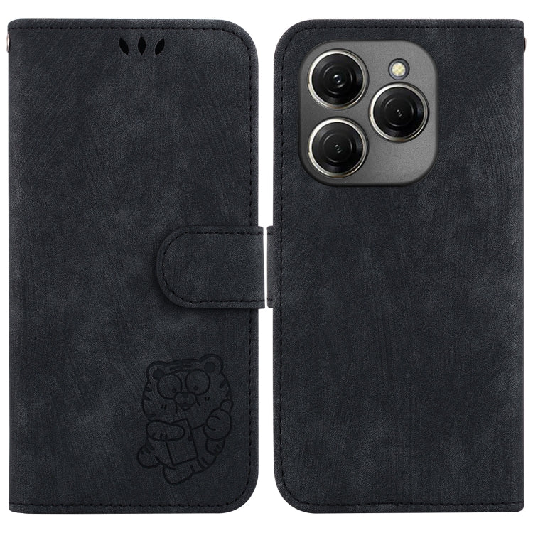 Little Tiger Embossed Leather Phone Case, For Tecno Pop 10 / Spark Go 2 4G, For Tecno Camon 40 Pro 4G, For Tecno Camon 40, For Tecno Pop 9 5G / Spark 30C 5G, For Tecno Camon 30S / Camon 30S Pro, For Tecno Spark 30 Pro, For Tecno Spark 30 4G            ...