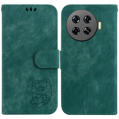 Little Tiger Embossed Leather Phone Case, For Tecno Pop 10 / Spark Go 2 4G, For Tecno Camon 40 Pro 4G, For Tecno Camon 40, For Tecno Pop 9 5G / Spark 30C 5G, For Tecno Camon 30S / Camon 30S Pro, For Tecno Spark 30 Pro, For Tecno Spark 30 4G            ...