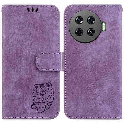 Little Tiger Embossed Leather Phone Case, For Tecno Pop 10 / Spark Go 2 4G, For Tecno Camon 40 Pro 4G, For Tecno Camon 40, For Tecno Pop 9 5G / Spark 30C 5G, For Tecno Camon 30S / Camon 30S Pro, For Tecno Spark 30 Pro, For Tecno Spark 30 4G            ...
