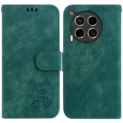 Little Tiger Embossed Leather Phone Case, For Tecno Pop 10 / Spark Go 2 4G, For Tecno Camon 40 Pro 4G, For Tecno Camon 40, For Tecno Pop 9 5G / Spark 30C 5G, For Tecno Camon 30S / Camon 30S Pro, For Tecno Spark 30 Pro, For Tecno Spark 30 4G            ...