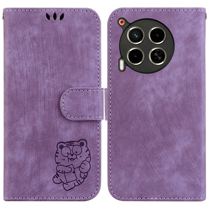 Little Tiger Embossed Leather Phone Case, For Tecno Pop 10 / Spark Go 2 4G, For Tecno Camon 40 Pro 4G, For Tecno Camon 40, For Tecno Pop 9 5G / Spark 30C 5G, For Tecno Camon 30S / Camon 30S Pro, For Tecno Spark 30 Pro, For Tecno Spark 30 4G            ...