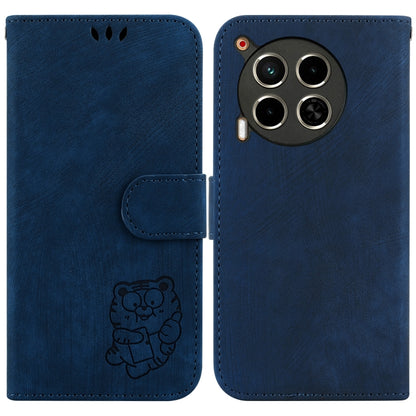Little Tiger Embossed Leather Phone Case, For Tecno Pop 10 / Spark Go 2 4G, For Tecno Camon 40 Pro 4G, For Tecno Camon 40, For Tecno Pop 9 5G / Spark 30C 5G, For Tecno Camon 30S / Camon 30S Pro, For Tecno Spark 30 Pro, For Tecno Spark 30 4G            ...