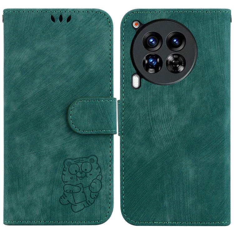 Little Tiger Embossed Leather Phone Case, For Tecno Pop 10 / Spark Go 2 4G, For Tecno Camon 40 Pro 4G, For Tecno Camon 40, For Tecno Pop 9 5G / Spark 30C 5G, For Tecno Camon 30S / Camon 30S Pro, For Tecno Spark 30 Pro, For Tecno Spark 30 4G            ...