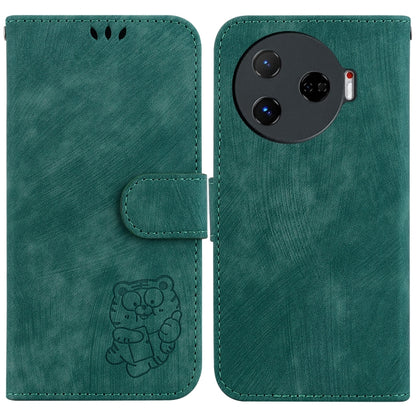 Little Tiger Embossed Leather Phone Case, For Tecno Pop 10 / Spark Go 2 4G, For Tecno Camon 40 Pro 4G, For Tecno Camon 40, For Tecno Pop 9 5G / Spark 30C 5G, For Tecno Camon 30S / Camon 30S Pro, For Tecno Spark 30 Pro, For Tecno Spark 30 4G            ...