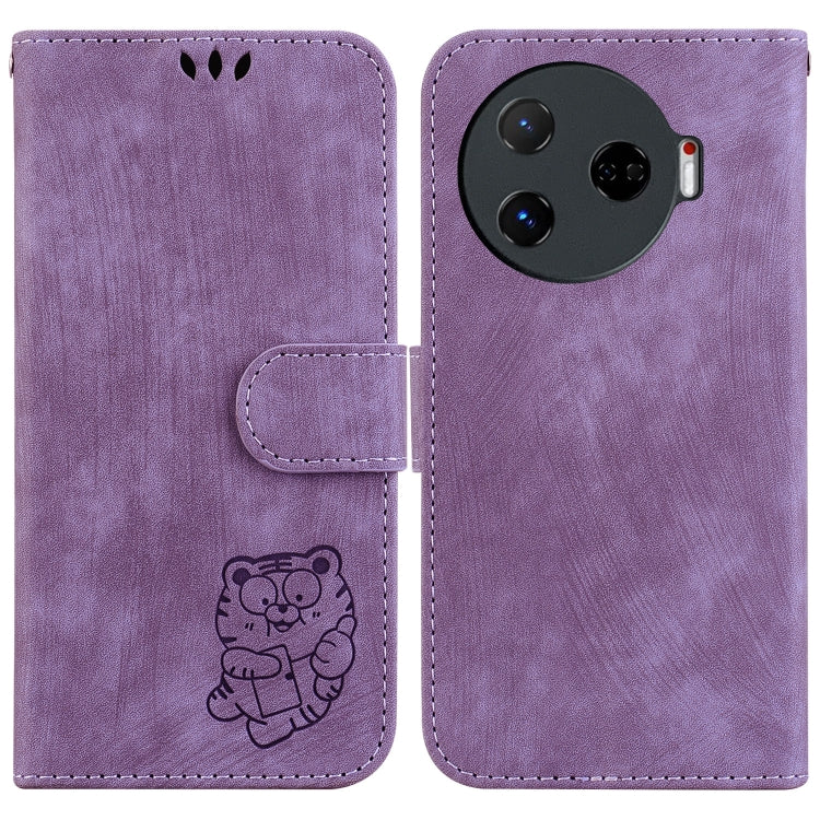Little Tiger Embossed Leather Phone Case, For Tecno Pop 10 / Spark Go 2 4G, For Tecno Camon 40 Pro 4G, For Tecno Camon 40, For Tecno Pop 9 5G / Spark 30C 5G, For Tecno Camon 30S / Camon 30S Pro, For Tecno Spark 30 Pro, For Tecno Spark 30 4G            ...