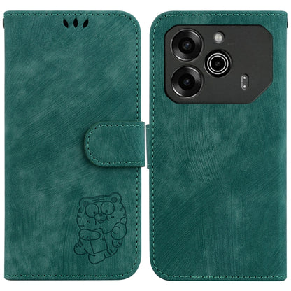 Little Tiger Embossed Leather Phone Case, For Tecno Pop 10 / Spark Go 2 4G, For Tecno Camon 40 Pro 4G, For Tecno Camon 40, For Tecno Pop 9 5G / Spark 30C 5G, For Tecno Camon 30S / Camon 30S Pro, For Tecno Spark 30 Pro, For Tecno Spark 30 4G            ...