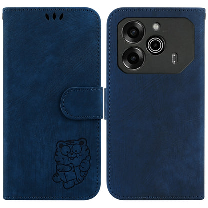 Little Tiger Embossed Leather Phone Case, For Tecno Pop 10 / Spark Go 2 4G, For Tecno Camon 40 Pro 4G, For Tecno Camon 40, For Tecno Pop 9 5G / Spark 30C 5G, For Tecno Camon 30S / Camon 30S Pro, For Tecno Spark 30 Pro, For Tecno Spark 30 4G            ...