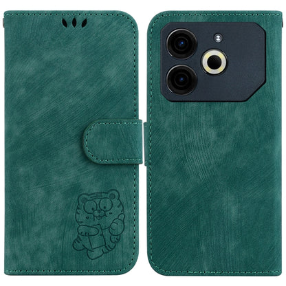 Little Tiger Embossed Leather Phone Case, For Tecno Pop 10 / Spark Go 2 4G, For Tecno Camon 40 Pro 4G, For Tecno Camon 40, For Tecno Pop 9 5G / Spark 30C 5G, For Tecno Camon 30S / Camon 30S Pro, For Tecno Spark 30 Pro, For Tecno Spark 30 4G            ...