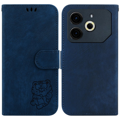 Little Tiger Embossed Leather Phone Case, For Tecno Pop 10 / Spark Go 2 4G, For Tecno Camon 40 Pro 4G, For Tecno Camon 40, For Tecno Pop 9 5G / Spark 30C 5G, For Tecno Camon 30S / Camon 30S Pro, For Tecno Spark 30 Pro, For Tecno Spark 30 4G            ...