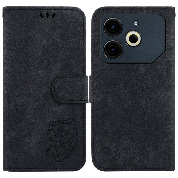 Little Tiger Embossed Leather Phone Case, For Tecno Pop 10 / Spark Go 2 4G, For Tecno Camon 40 Pro 4G, For Tecno Camon 40, For Tecno Pop 9 5G / Spark 30C 5G, For Tecno Camon 30S / Camon 30S Pro, For Tecno Spark 30 Pro, For Tecno Spark 30 4G            ...