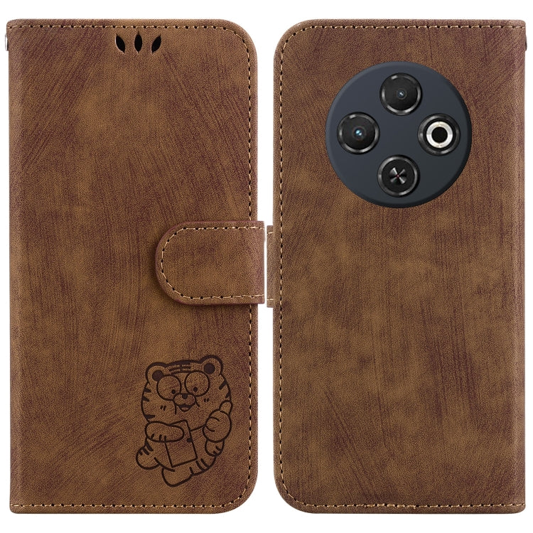 Little Tiger Embossed Leather Phone Case, For Tecno Pop 10 / Spark Go 2 4G, For Tecno Camon 40 Pro 4G, For Tecno Camon 40, For Tecno Pop 9 5G / Spark 30C 5G, For Tecno Camon 30S / Camon 30S Pro, For Tecno Spark 30 Pro, For Tecno Spark 30 4G            ...