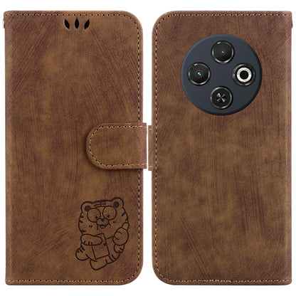Little Tiger Embossed Leather Phone Case, For Tecno Pop 10 / Spark Go 2 4G, For Tecno Camon 40 Pro 4G, For Tecno Camon 40, For Tecno Pop 9 5G / Spark 30C 5G, For Tecno Camon 30S / Camon 30S Pro, For Tecno Spark 30 Pro, For Tecno Spark 30 4G            ...