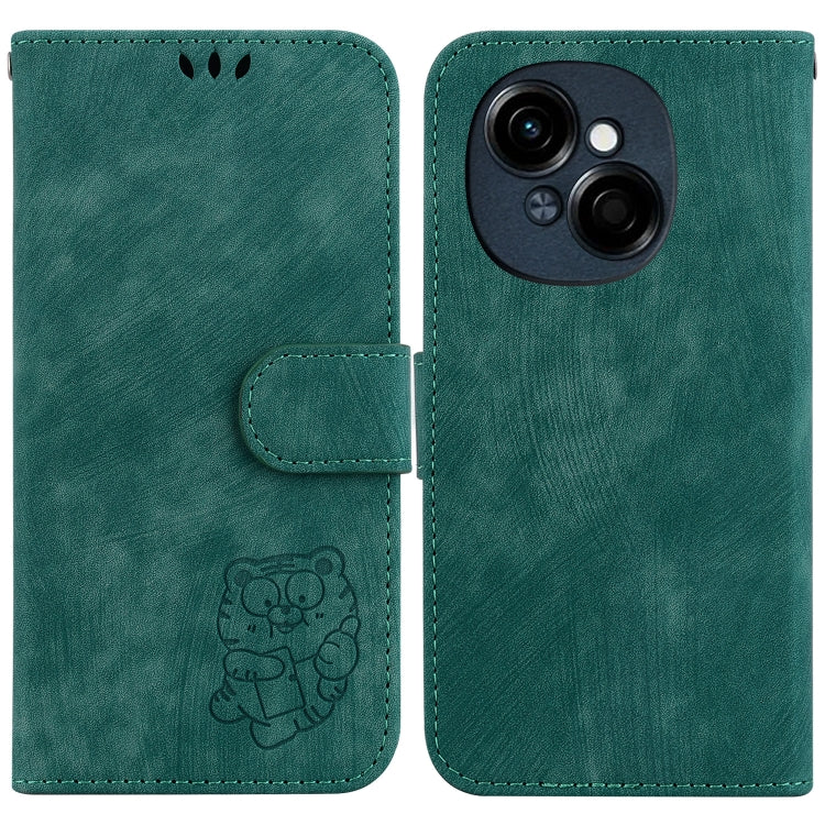 Little Tiger Embossed Leather Phone Case, For Tecno Pop 10 / Spark Go 2 4G, For Tecno Camon 40 Pro 4G, For Tecno Camon 40, For Tecno Pop 9 5G / Spark 30C 5G, For Tecno Camon 30S / Camon 30S Pro, For Tecno Spark 30 Pro, For Tecno Spark 30 4G            ...