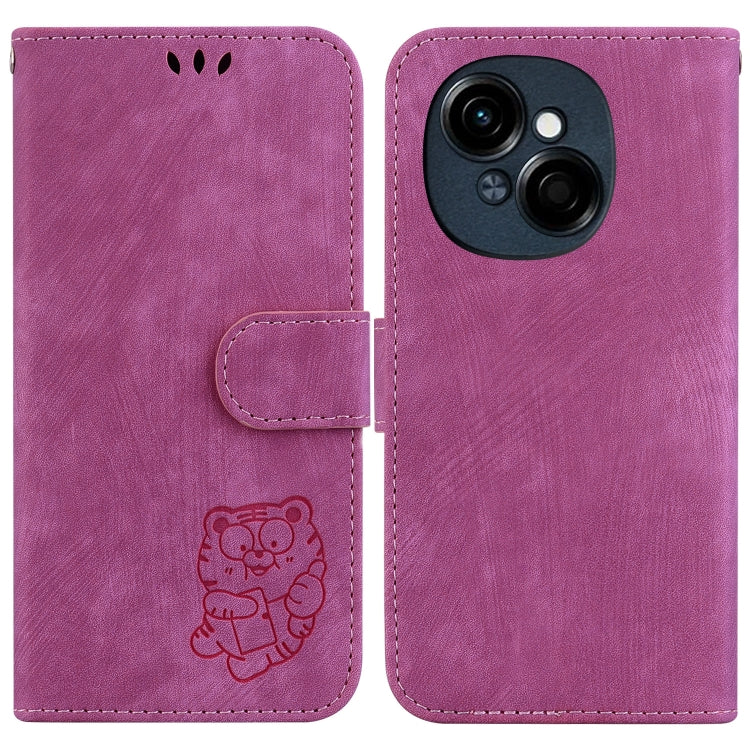 Little Tiger Embossed Leather Phone Case, For Tecno Pop 10 / Spark Go 2 4G, For Tecno Camon 40 Pro 4G, For Tecno Camon 40, For Tecno Pop 9 5G / Spark 30C 5G, For Tecno Camon 30S / Camon 30S Pro, For Tecno Spark 30 Pro, For Tecno Spark 30 4G            ...