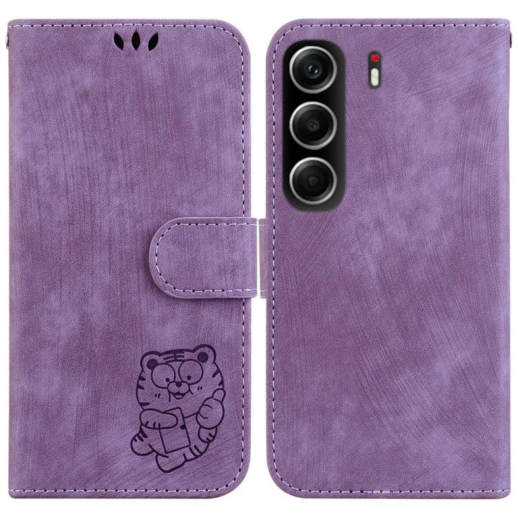 Little Tiger Embossed Leather Phone Case, For Tecno Pop 10 / Spark Go 2 4G, For Tecno Camon 40 Pro 4G, For Tecno Camon 40, For Tecno Pop 9 5G / Spark 30C 5G, For Tecno Camon 30S / Camon 30S Pro, For Tecno Spark 30 Pro, For Tecno Spark 30 4G            ...