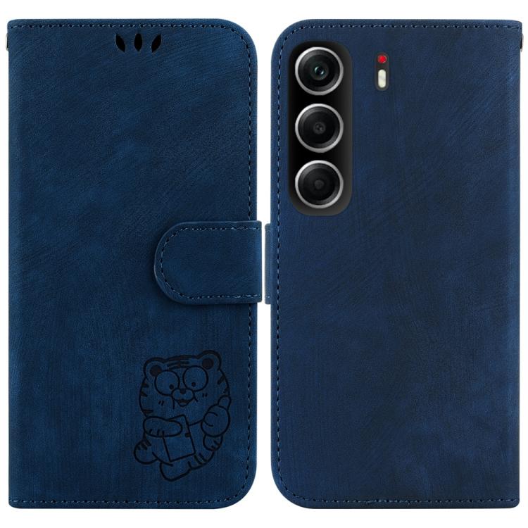 Little Tiger Embossed Leather Phone Case, For Tecno Pop 10 / Spark Go 2 4G, For Tecno Camon 40 Pro 4G, For Tecno Camon 40, For Tecno Pop 9 5G / Spark 30C 5G, For Tecno Camon 30S / Camon 30S Pro, For Tecno Spark 30 Pro, For Tecno Spark 30 4G            ...