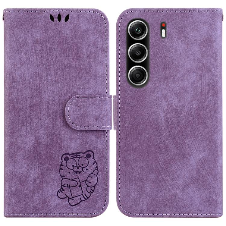 Little Tiger Embossed Leather Phone Case, For Tecno Pop 10 / Spark Go 2 4G, For Tecno Camon 40 Pro 4G, For Tecno Camon 40, For Tecno Pop 9 5G / Spark 30C 5G, For Tecno Camon 30S / Camon 30S Pro, For Tecno Spark 30 Pro, For Tecno Spark 30 4G            ...