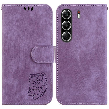 Little Tiger Embossed Leather Phone Case, For Tecno Pop 10 / Spark Go 2 4G, For Tecno Camon 40 Pro 4G, For Tecno Camon 40, For Tecno Pop 9 5G / Spark 30C 5G, For Tecno Camon 30S / Camon 30S Pro, For Tecno Spark 30 Pro, For Tecno Spark 30 4G            ...