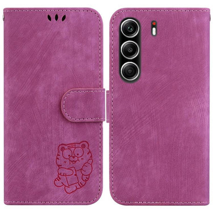 Little Tiger Embossed Leather Phone Case, For Tecno Pop 10 / Spark Go 2 4G, For Tecno Camon 40 Pro 4G, For Tecno Camon 40, For Tecno Pop 9 5G / Spark 30C 5G, For Tecno Camon 30S / Camon 30S Pro, For Tecno Spark 30 Pro, For Tecno Spark 30 4G            ...