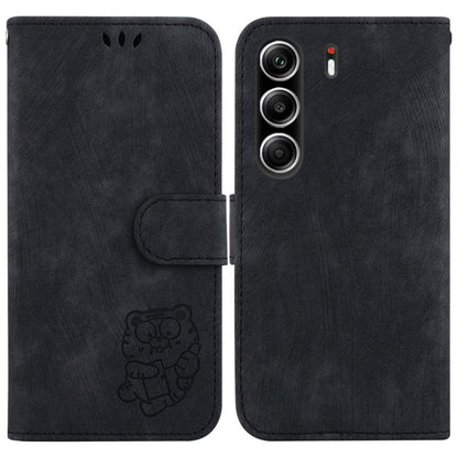 Little Tiger Embossed Leather Phone Case, For Tecno Pop 10 / Spark Go 2 4G, For Tecno Camon 40 Pro 4G, For Tecno Camon 40, For Tecno Pop 9 5G / Spark 30C 5G, For Tecno Camon 30S / Camon 30S Pro, For Tecno Spark 30 Pro, For Tecno Spark 30 4G            ...