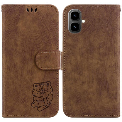 Little Tiger Embossed Leather Phone Case, For Tecno Pop 10 / Spark Go 2 4G, For Tecno Camon 40 Pro 4G, For Tecno Camon 40, For Tecno Pop 9 5G / Spark 30C 5G, For Tecno Camon 30S / Camon 30S Pro, For Tecno Spark 30 Pro, For Tecno Spark 30 4G            ...