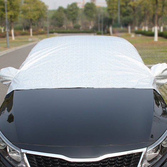 Cubierta parcial para coche, ropa para coche, protección solar, aislamiento térmico, Sun Nisor, papel de aluminio, papel de aluminio 3.6 x 1.6 x 1.5 m
