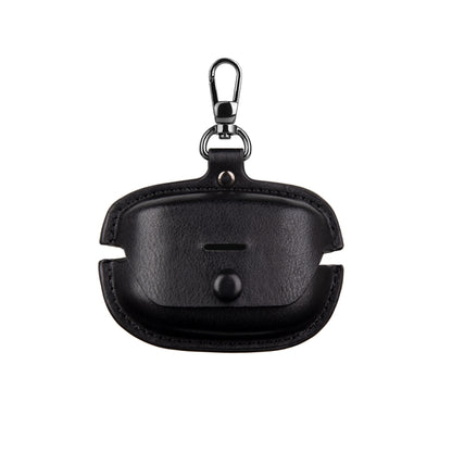 Leather TWS Earphone Protective Case with Hook, For Sony WF-1000XM6, For Sony WF-1000XM4