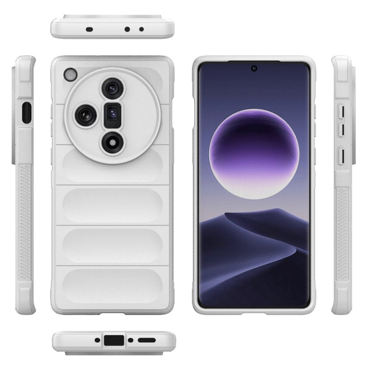 Étui de téléphone Magic Shield en TPU + flanelle, Pour OPPO Find X7 Ultra 5G, Pour OPPO A58 4G Global, Pour OPPO Reno10 5G Global, Pour OPPO A78 4G Global, Pour OPPO Find X8 Pro 5G, Pour OPPO A79 5G Global