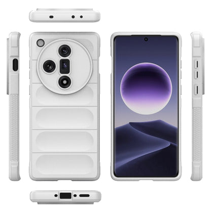 Étui de téléphone Magic Shield en TPU + flanelle, Pour OPPO Find X7 Ultra 5G, Pour OPPO A58 4G Global, Pour OPPO Reno10 5G Global, Pour OPPO A78 4G Global, Pour OPPO Find X8 Pro 5G, Pour OPPO A79 5G Global