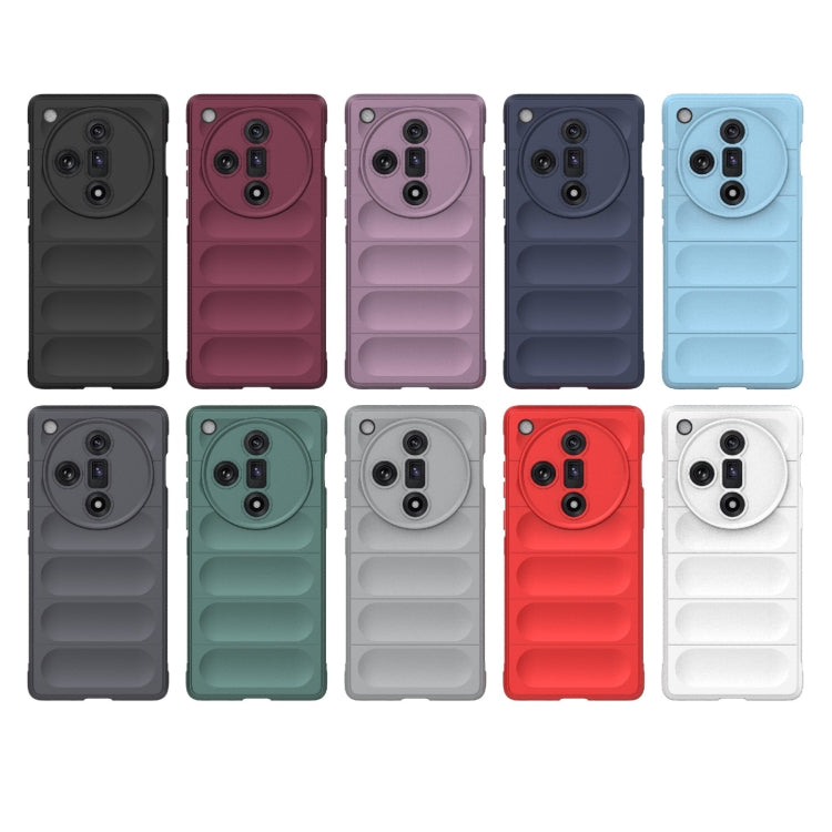 Étui de téléphone Magic Shield en TPU + flanelle, Pour OPPO Find X7 Ultra 5G, Pour OPPO A58 4G Global, Pour OPPO Reno10 5G Global, Pour OPPO A78 4G Global, Pour OPPO Find X8 Pro 5G, Pour OPPO A79 5G Global