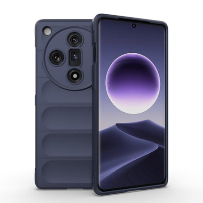Étui de téléphone Magic Shield en TPU + flanelle, Pour OPPO Find X7 Ultra 5G, Pour OPPO A58 4G Global, Pour OPPO Reno10 5G Global, Pour OPPO A78 4G Global, Pour OPPO Find X8 Pro 5G, Pour OPPO A79 5G Global