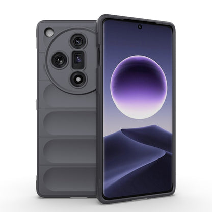 Étui de téléphone Magic Shield en TPU + flanelle, Pour OPPO Find X7 Ultra 5G, Pour OPPO A58 4G Global, Pour OPPO Reno10 5G Global, Pour OPPO A78 4G Global, Pour OPPO Find X8 Pro 5G, Pour OPPO A79 5G Global